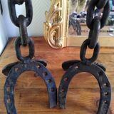 Pair of brutalist candlesticks
