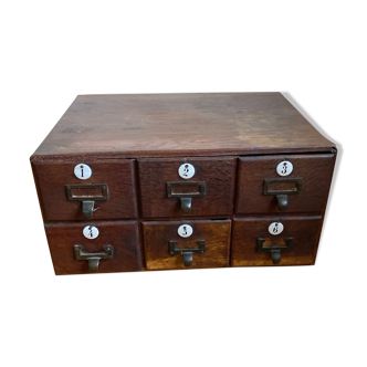 Meuble de métier en bois