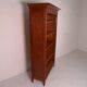 Antique oak open bookcase