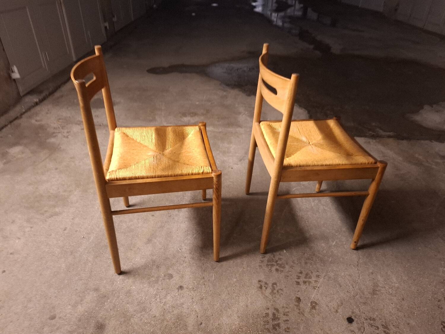 Set of two Dal Vera chairs from the 1970s, Italy.