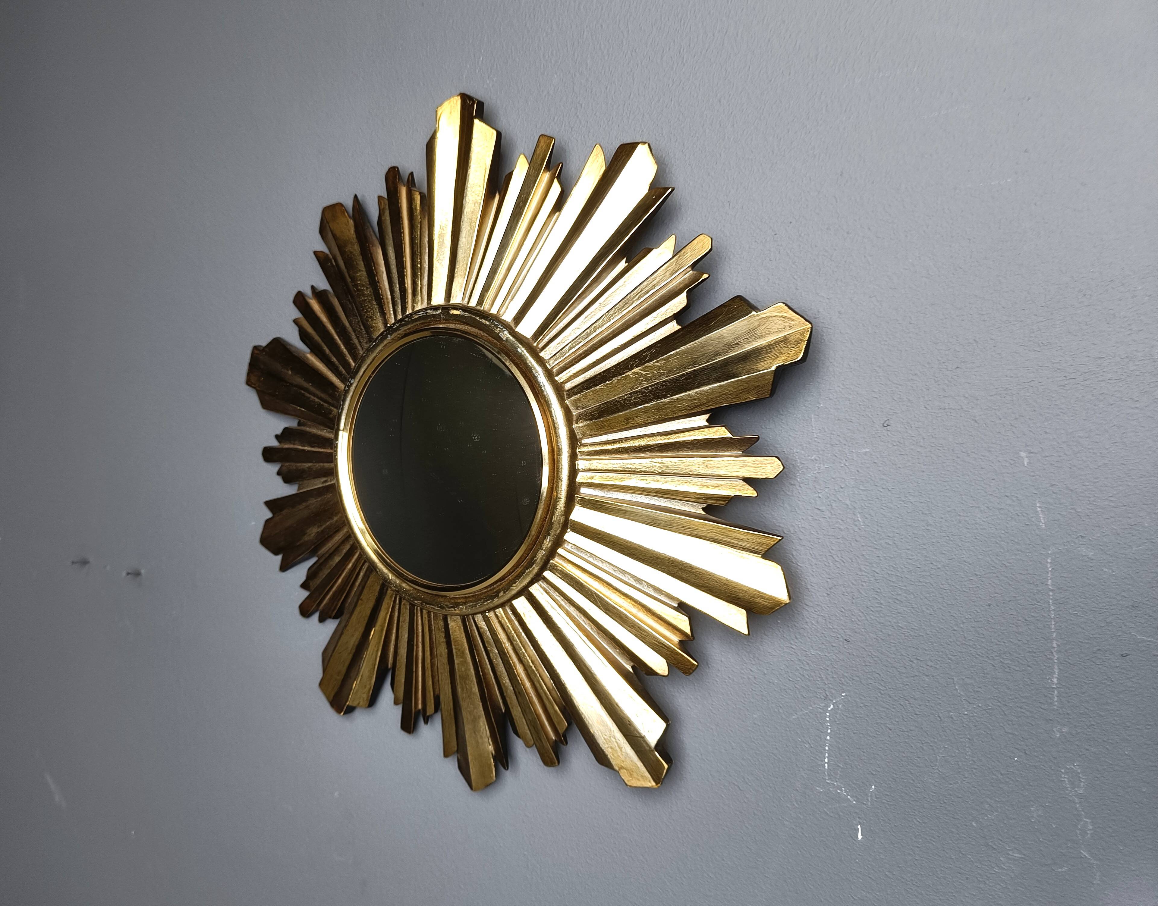 VIntage sunburst mirror, 1960s
