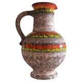 Mid Century West German Ceramic Pitcher by Heinz Hommerich for Übelacker, 1960s