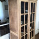Parisian glass cabinet bookcase