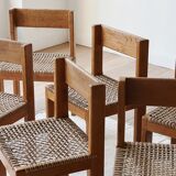 Set of 6 vintage chairs circa 60s