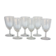 Série de 6 verres à eau en cristal de Baccarat modèle Comtesse de Paris