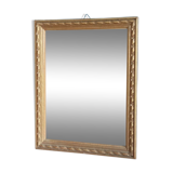 Mirror carved carved patinated gilded wood