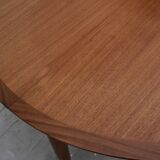 1960s round diningtable in teak from Lübke