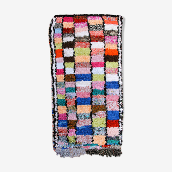 Tapis berbere boucherouite "oulmès" 97x185cm