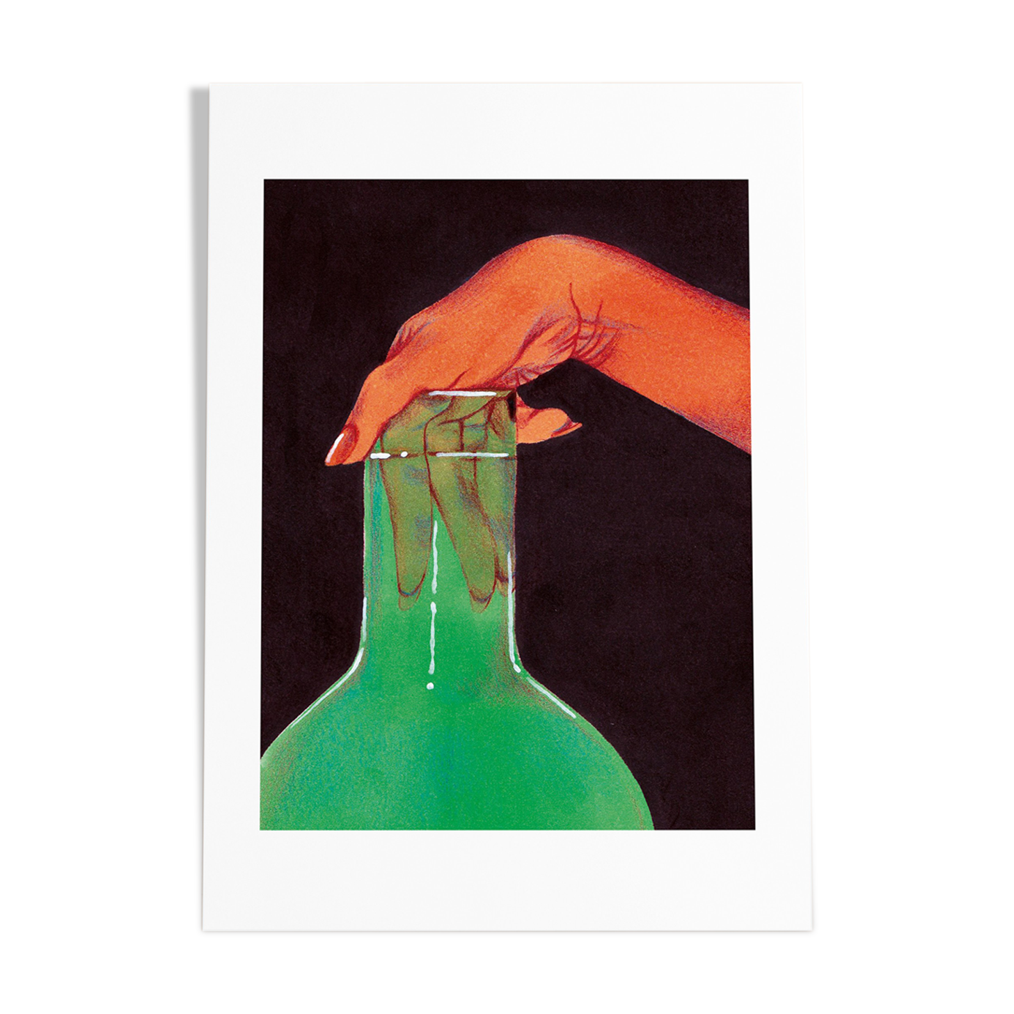 Poster A3 "Green Vase"