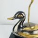 Lampe canard en laiton vintage