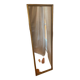 Large and old wooden mirror