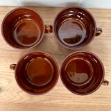 Set of 4 bistro cups