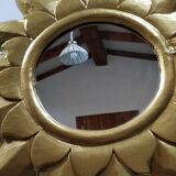 Golden sun mirror 49cm