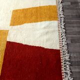 Berber rug natural wool Morocco 3 x 2 m