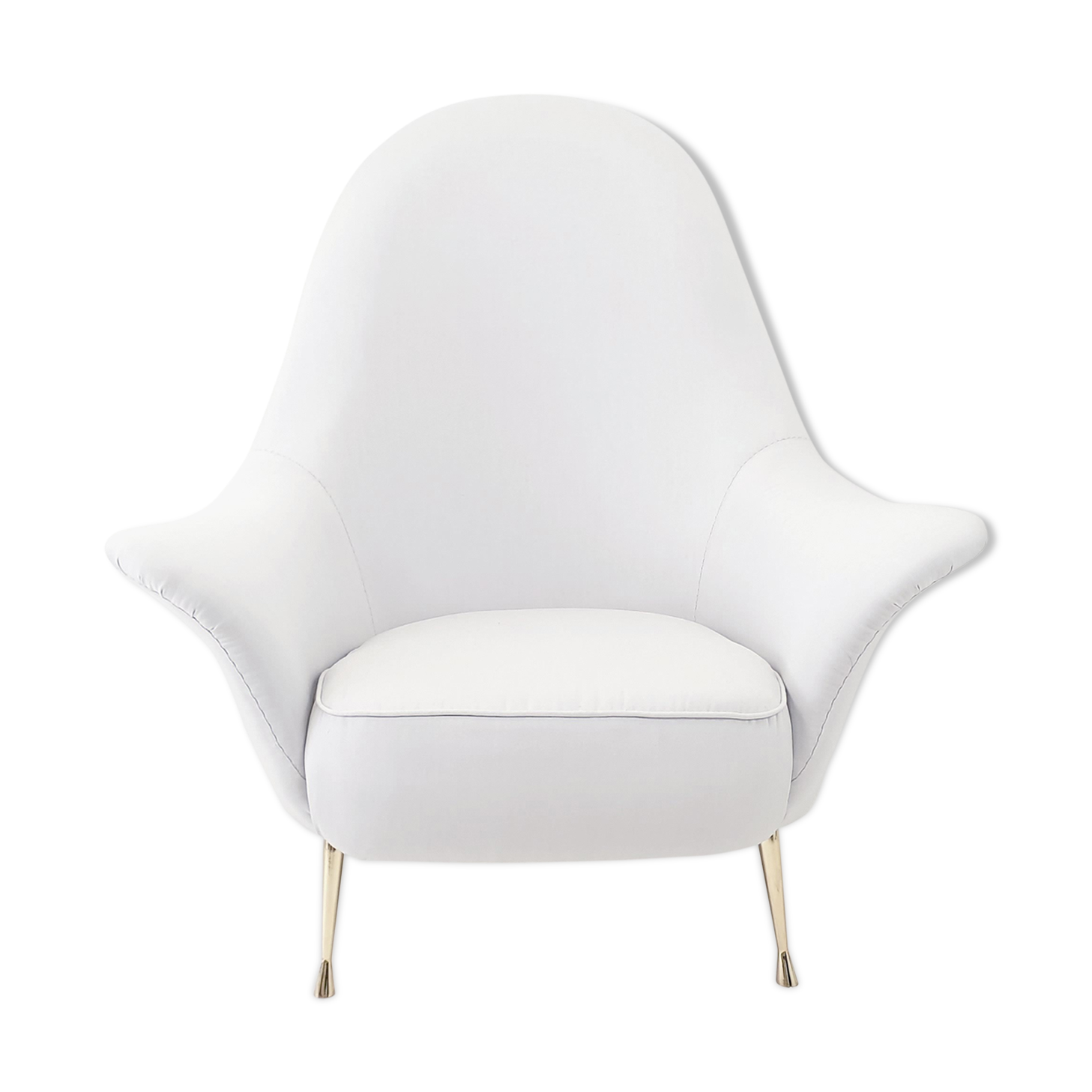 Grey Italian armchair circa 1950