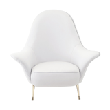 Grey Italian armchair circa 1950