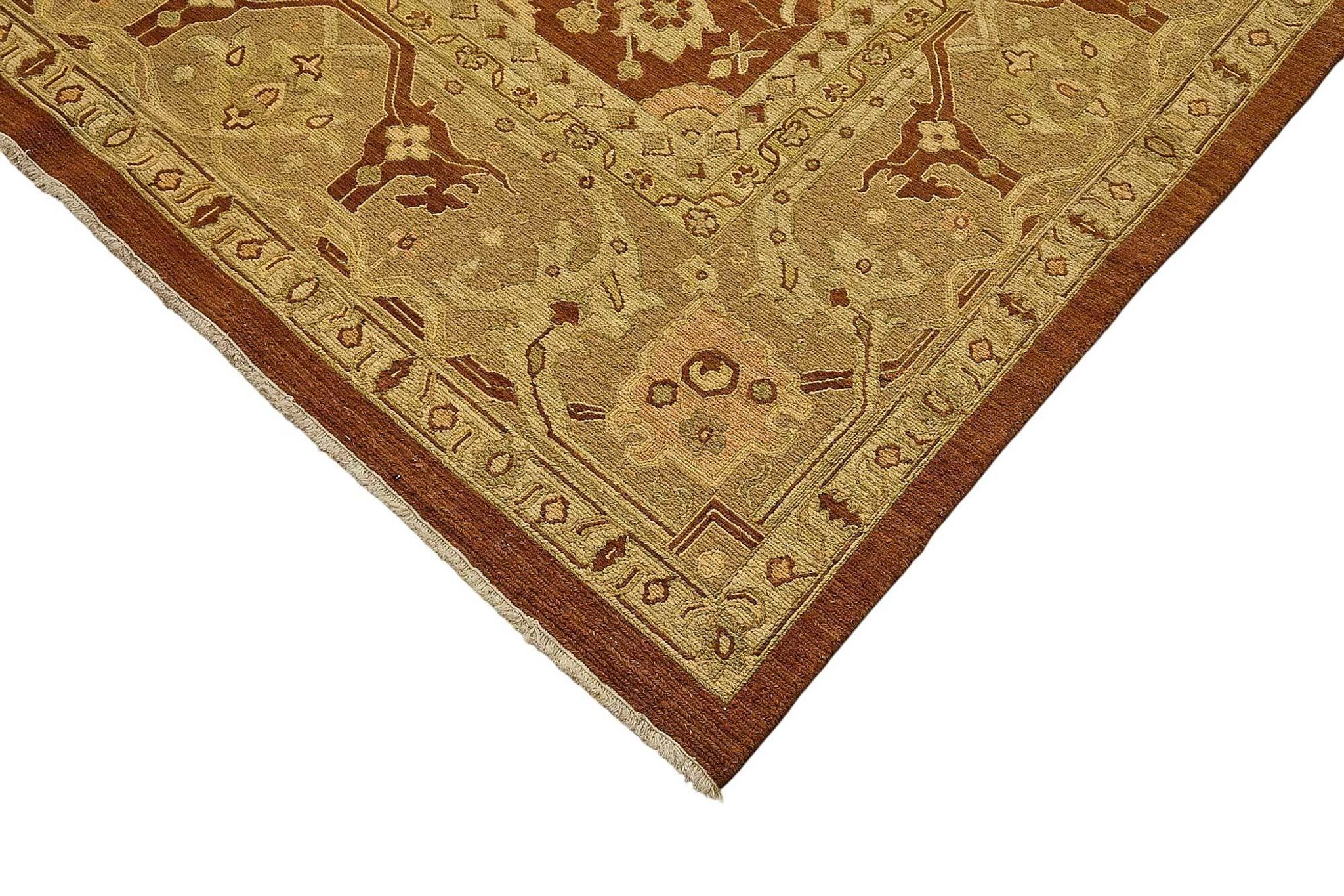 Turkish Handknotted Wool Oushak Rug 293 cm x 401 cm