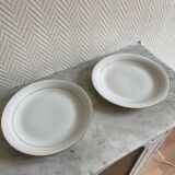 Set of two Limoges Poral France plates