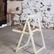 4 vintage folding cane chairs