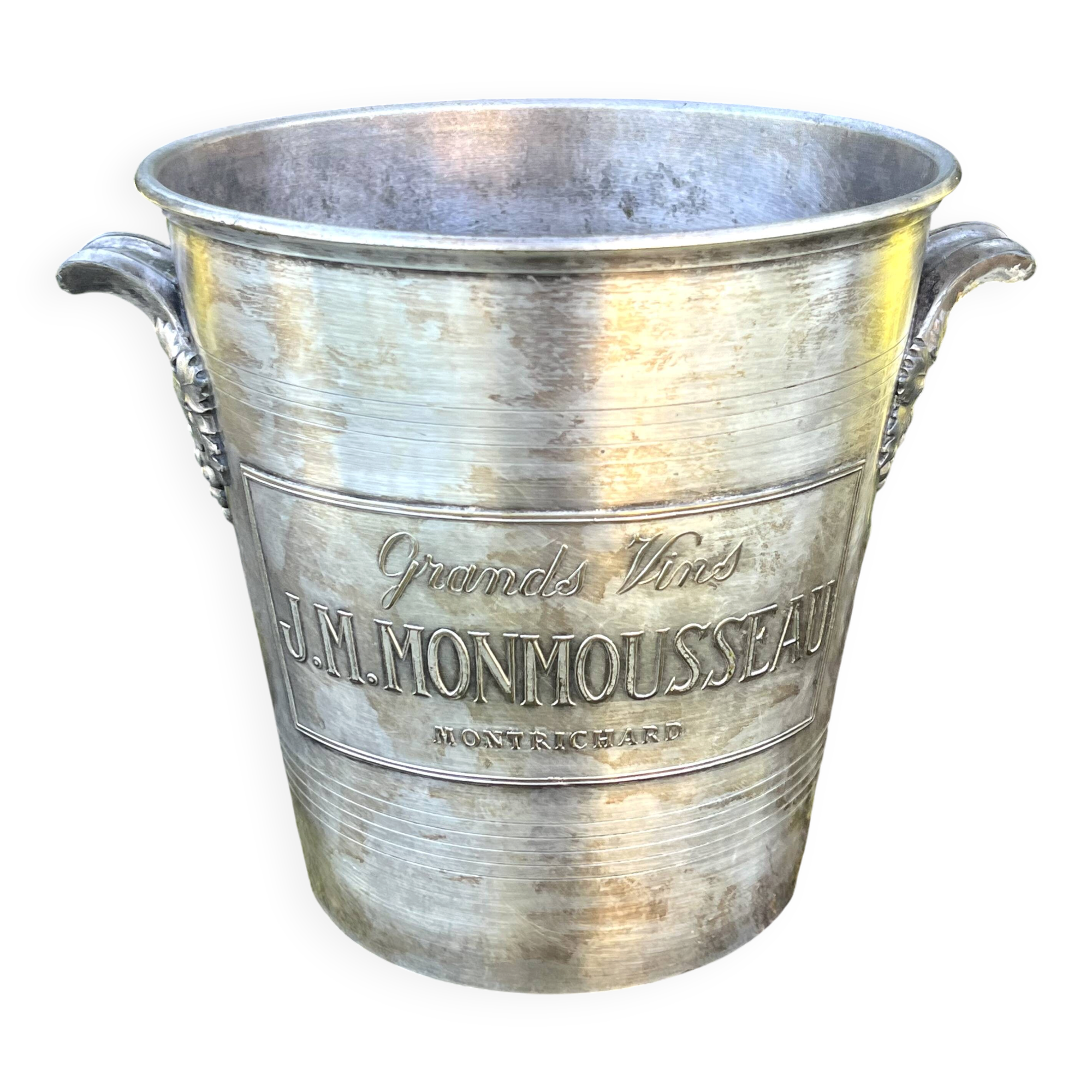 Silver Plated Champagne Cooler, Monmousseau Vintage Argit
