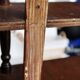 Vintage wooden wall shelf - Wall mounted or freestanding