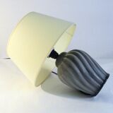 Twisted ceramic lamp