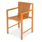 Ruud Jan Kokke. Pair of minimalist oak armchairs. 1980s.