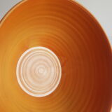 Vintage 70s Volcan brown opaline salad bowl