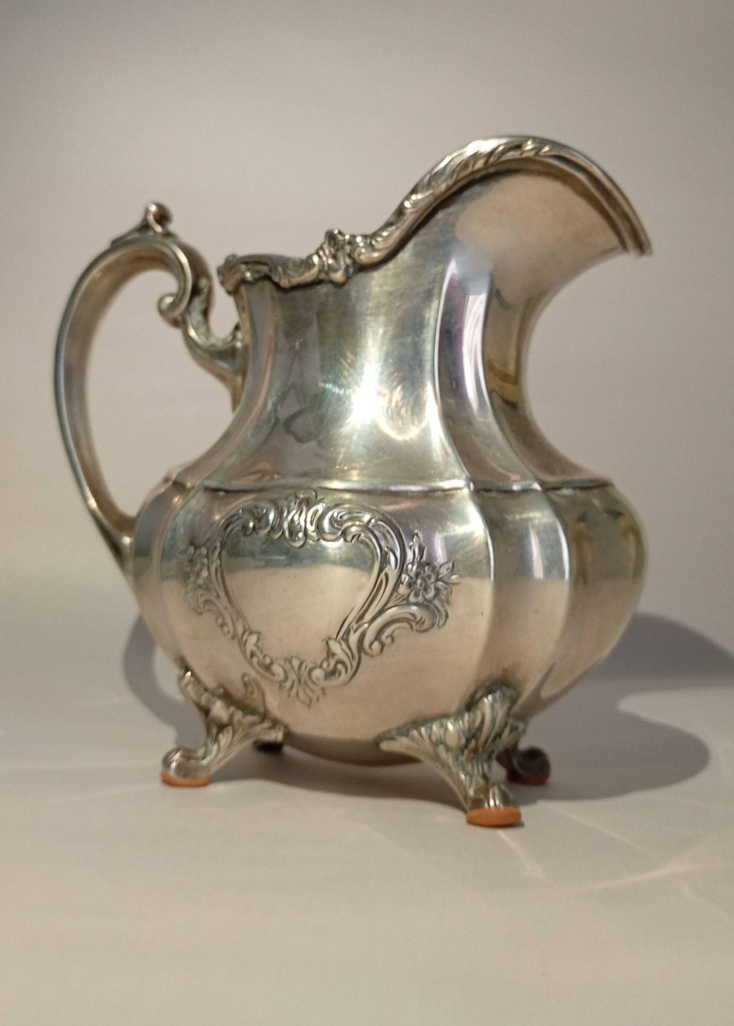 Reed & Barton Solid Sterling Silver Sugar Bowl & Creamer 790 grams