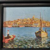Pair of oil paintings on canvas 1930s