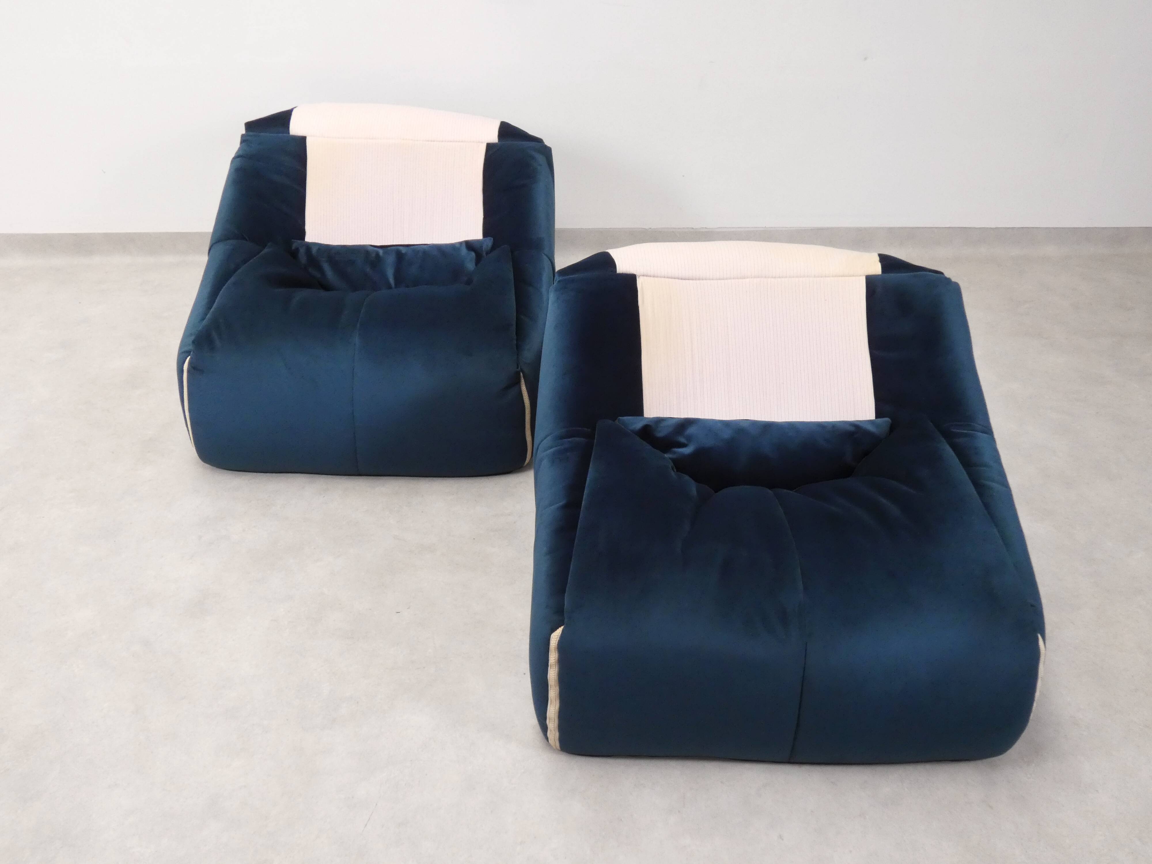 Plumy armchairs - Annie Hiéronimus for Cinna