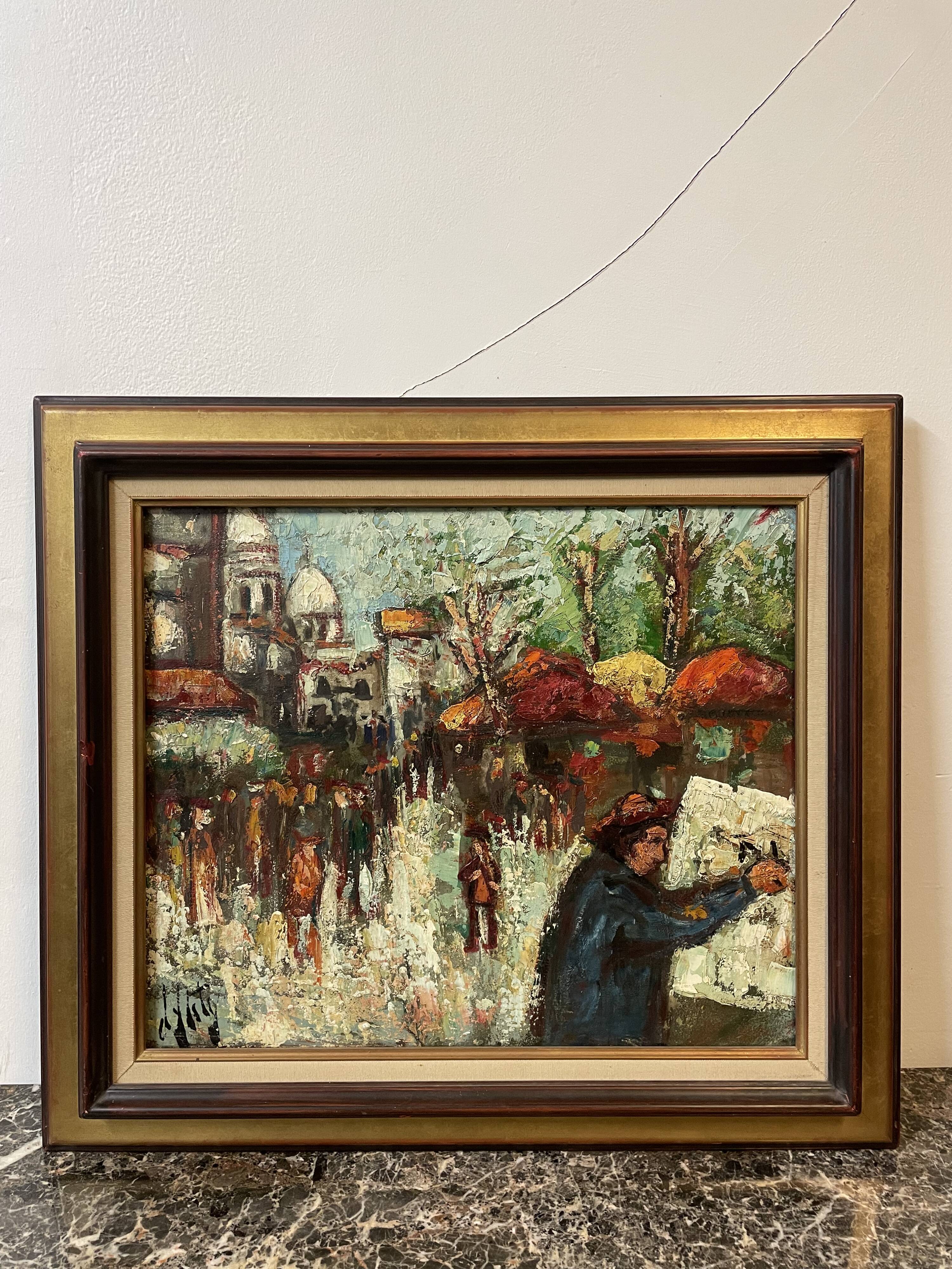 Henry Maurice D'Anty "Snow in Montmartre"