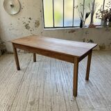 Table de ferme en cerisier