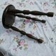 Tabouret rond en bois