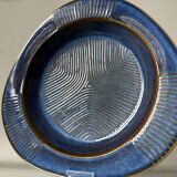 Assiette décorative danoise des années 1960 en grès