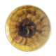 Yellow ceramic plate by Georges Jouve