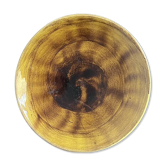 Yellow ceramic plate by Georges Jouve