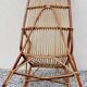 Fauteuil en rotin des années 60
