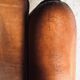 Fauteuil Club vintage en cuir « cognac »