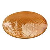 Pie dish or large cheese platter Gien creation Val d'Or