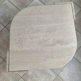 Travertine coffee table