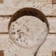Travertine smoker's set, lighter and ashtray