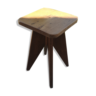 Tabouret Bois Pieds compas