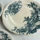Set of 3 dessert plates in ironstone 20cm