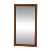 Miroir scandinave en chêne, Suède 1960, 100 x 55cm