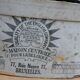 Old antique London Scotty nozzle hat with box Brussels