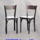 2 chairs BAUMANN 1970 black - Rare model, beautiful state