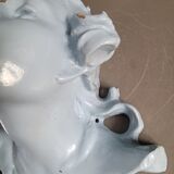 Vintage opaline globe sculptural wall light