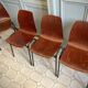 Set of 4 Pagholz Pagwood chairs 1960 – Restoration 2025