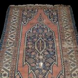 Persian carpet Maslaghan, 124 cm x 198 cm, Iran, hand knotted wool, 19th Century